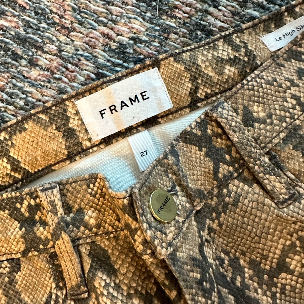 Frame python print jeans